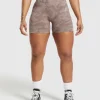 Fashion Gymshark Adapt Camo Seamless Shorts MochaMauve/StonePink