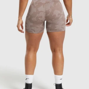 Fashion Gymshark Adapt Camo Seamless Shorts MochaMauve/StonePink