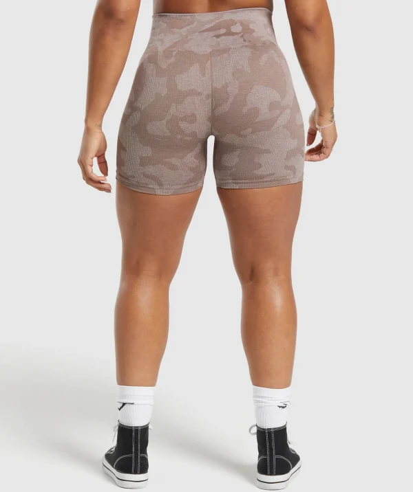 Fashion Gymshark Adapt Camo Seamless Shorts MochaMauve/StonePink