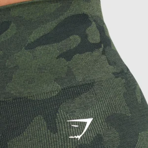 Fashion Gymshark Adapt Camo Seamless Shorts VictoryGreen/ForceGreen