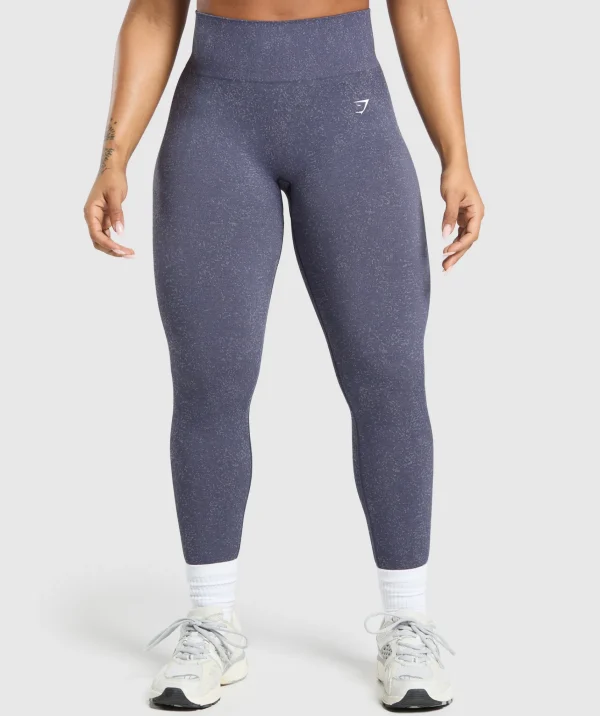 Clearance Gymshark Adapt Fleck Seamless Leggings WeightedPurple/MetalPurple