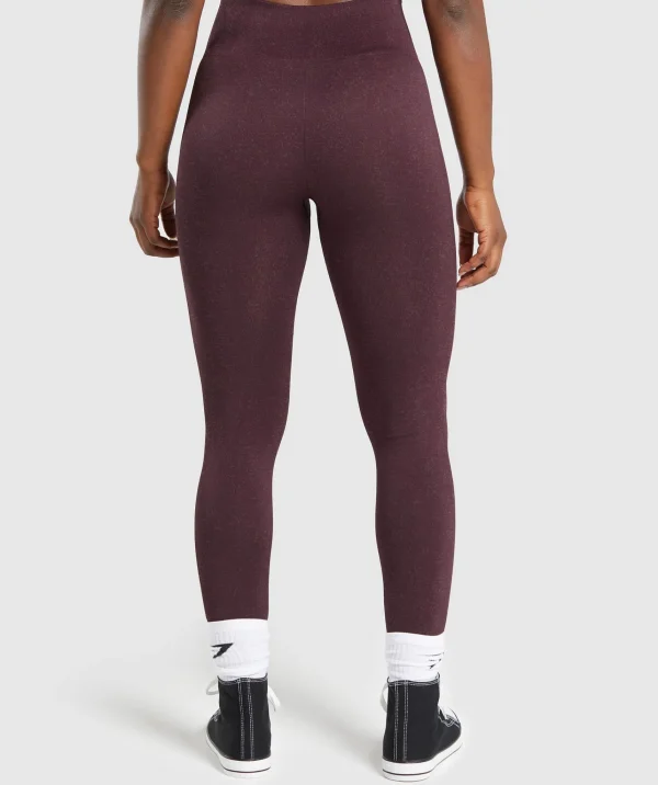 New Gymshark Adapt Fleck Seamless Leggings DepthPurple/SteelPurple