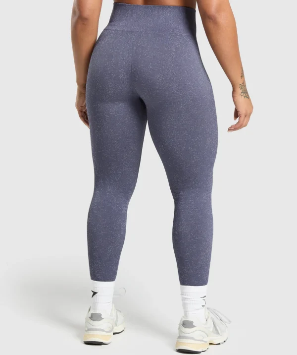 Clearance Gymshark Adapt Fleck Seamless Leggings WeightedPurple/MetalPurple