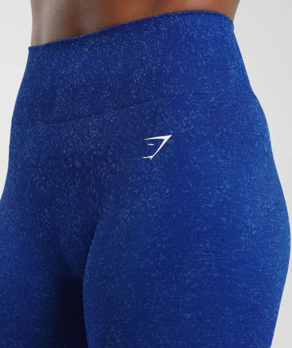 Online Gymshark Adapt Fleck Seamless Leggings CobaltBlue/IrisBlue