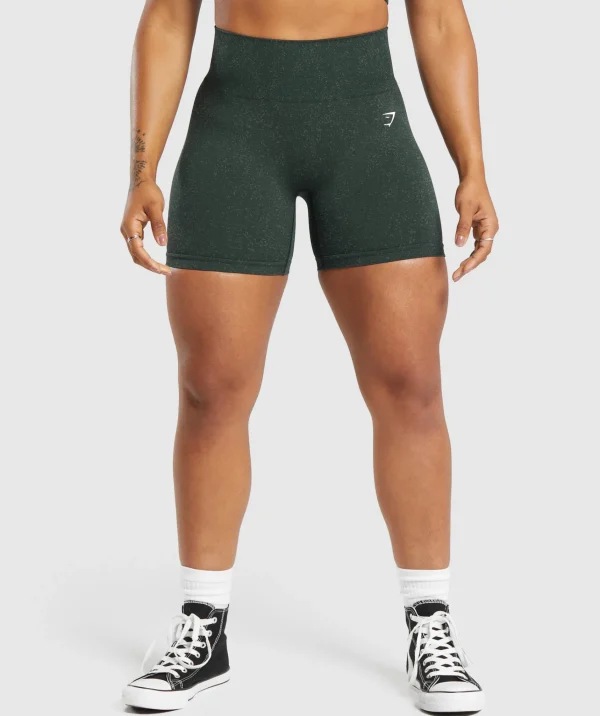 Hot Gymshark Adapt Fleck Seamless Shorts VictoryGreen/UnitGreen