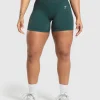 Clearance Gymshark Adapt Fleck Seamless Shorts DarkestTeal/FunctionalTeal