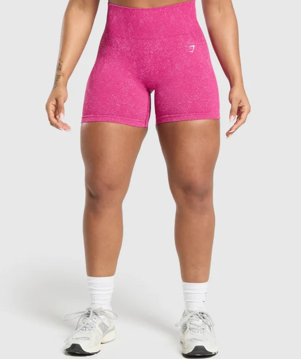 Hot Gymshark Adapt Fleck Seamless Shorts WinningPink/SourPink