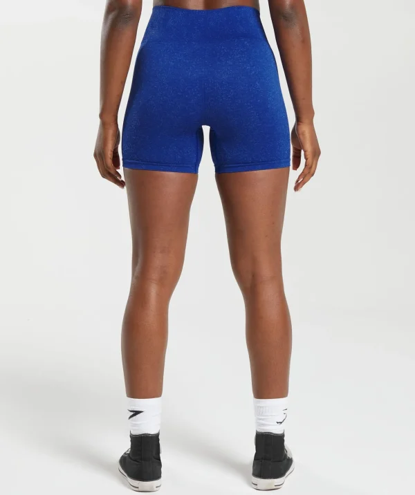 New Gymshark Adapt Fleck Seamless Shorts CobaltBlue/IrisBlue