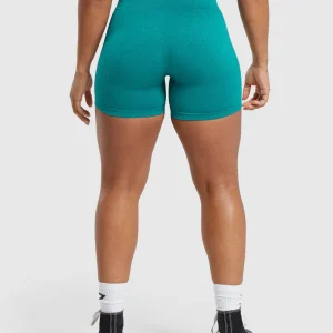 Discount Gymshark Adapt Fleck Seamless Shorts OceanTeal/ArtificialTeal