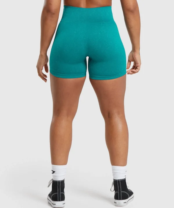 Discount Gymshark Adapt Fleck Seamless Shorts OceanTeal/ArtificialTeal