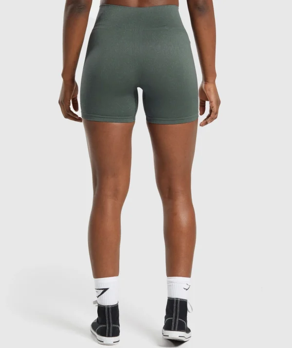 Sale Gymshark Adapt Fleck Seamless Shorts SlateTeal/CargoTeal