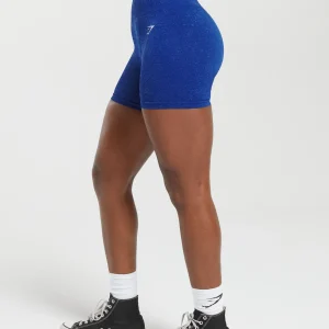 New Gymshark Adapt Fleck Seamless Shorts CobaltBlue/IrisBlue