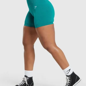 Discount Gymshark Adapt Fleck Seamless Shorts OceanTeal/ArtificialTeal