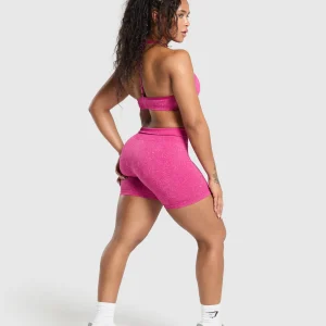 Hot Gymshark Adapt Fleck Seamless Shorts WinningPink/SourPink