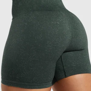 Hot Gymshark Adapt Fleck Seamless Shorts VictoryGreen/UnitGreen