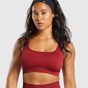 Hot Gymshark Adapt Fleck Sports Bra RepsRed/ConditioningRed