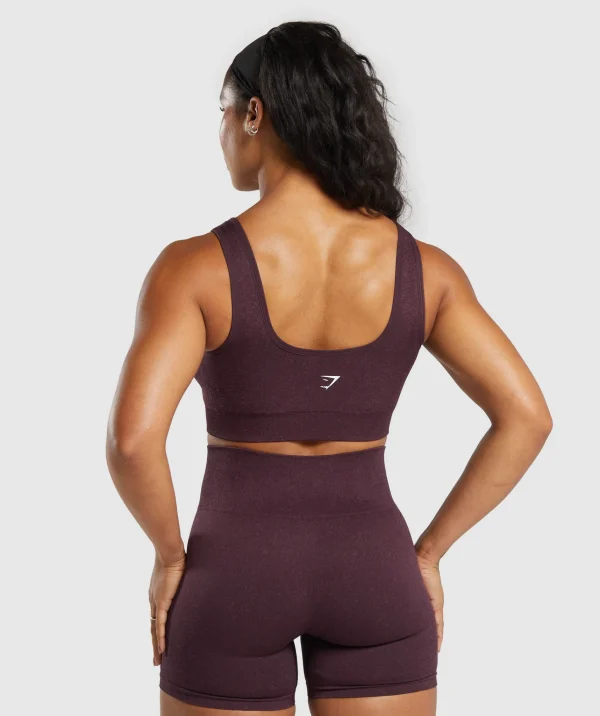 Outlet Gymshark Adapt Fleck Sports Bra DepthPurple/SteelPurple