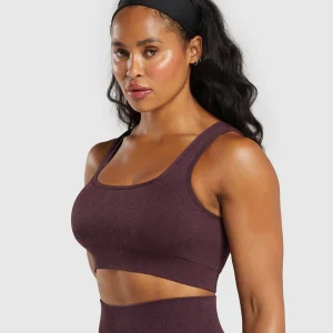 Outlet Gymshark Adapt Fleck Sports Bra DepthPurple/SteelPurple