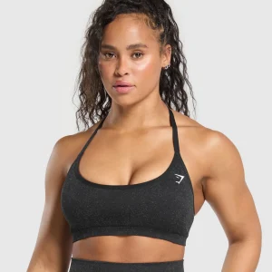 Hot Gymshark Adapt Fleck T-Back Bra Black