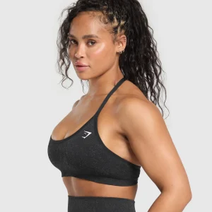 Hot Gymshark Adapt Fleck T-Back Bra Black