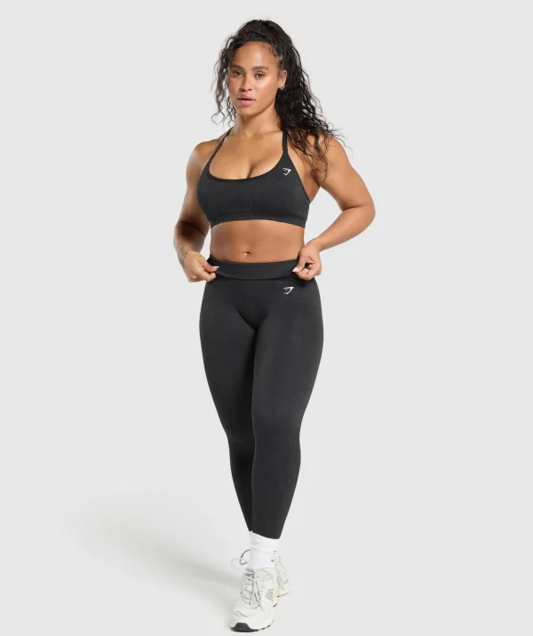 Hot Gymshark Adapt Fleck T-Back Bra Black