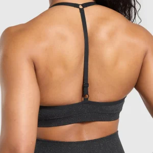 Hot Gymshark Adapt Fleck T-Back Bra Black