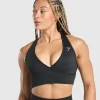 Outlet Gymshark Adapt Monogram Seamless Sports Bra Black