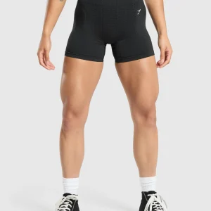 Online Gymshark Adapt Monogram Seamless Shorts Black/PitchGrey