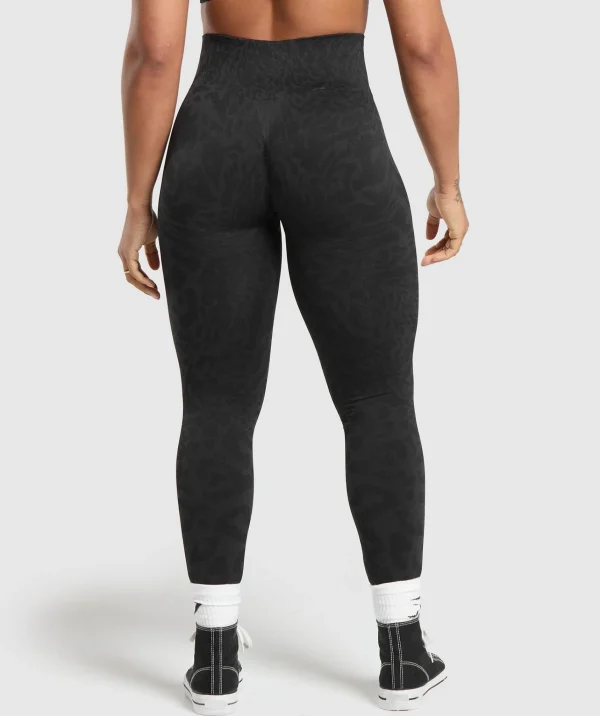 Fashion Gymshark Adapt Safari Seamless Leggings Black/AsphaltGrey