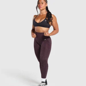 Discount Gymshark Adapt Safari Seamless Leggings DepthPurple/GreyedPurple