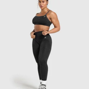 Fashion Gymshark Adapt Safari Seamless Leggings Black/AsphaltGrey