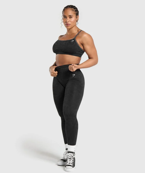 Fashion Gymshark Adapt Safari Seamless Leggings Black/AsphaltGrey