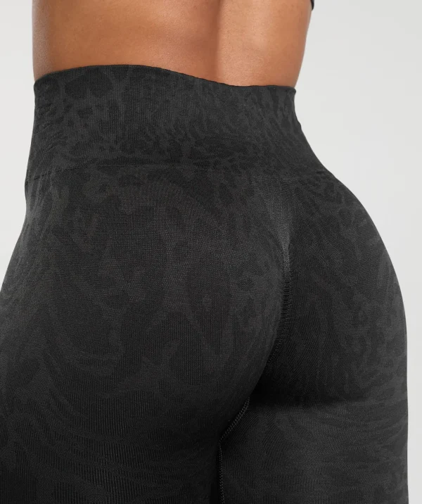 Fashion Gymshark Adapt Safari Seamless Leggings Black/AsphaltGrey