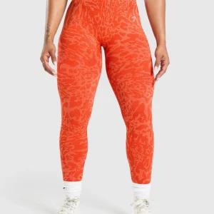 Clearance Gymshark Adapt x Whitney Leggings FlareOrange/SorbetOrange