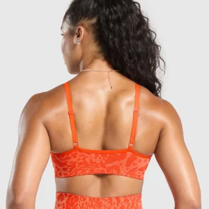 Outlet Gymshark Adapt x Whitney Sports Bra FlareOrange/SorbetOrange