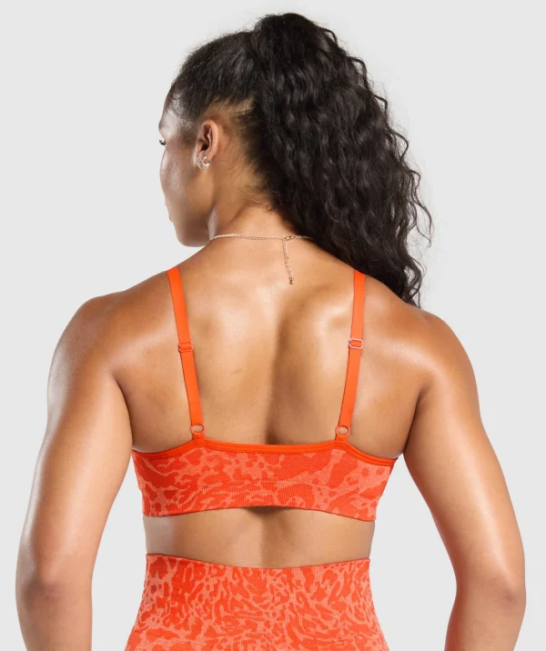 Outlet Gymshark Adapt x Whitney Sports Bra FlareOrange/SorbetOrange