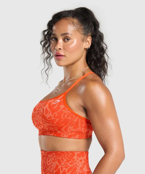 Outlet Gymshark Adapt x Whitney Sports Bra FlareOrange/SorbetOrange