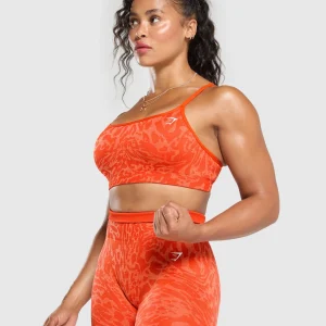 Outlet Gymshark Adapt x Whitney Sports Bra FlareOrange/SorbetOrange