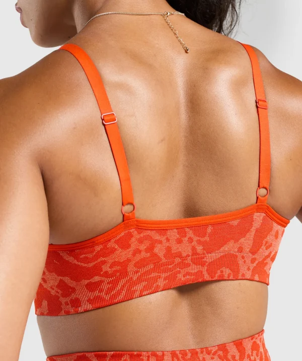 Outlet Gymshark Adapt x Whitney Sports Bra FlareOrange/SorbetOrange