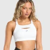 Sale Gymshark Alpha High Support Sports Bra White