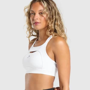 Sale Gymshark Alpha High Support Sports Bra White