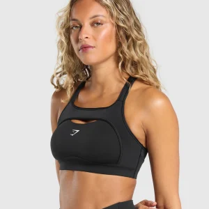 Best Gymshark Alpha High Support Sports Bra Black