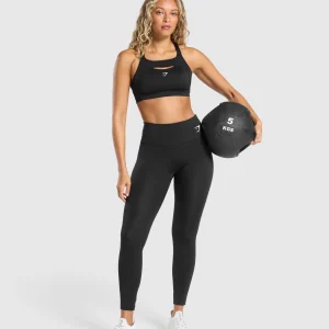 Best Gymshark Alpha High Support Sports Bra Black