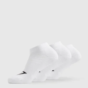 Fashion Gymshark Ankle Socks 3pk White