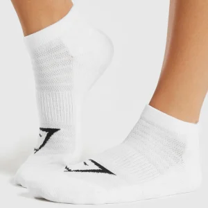 Fashion Gymshark Ankle Socks 3pk White