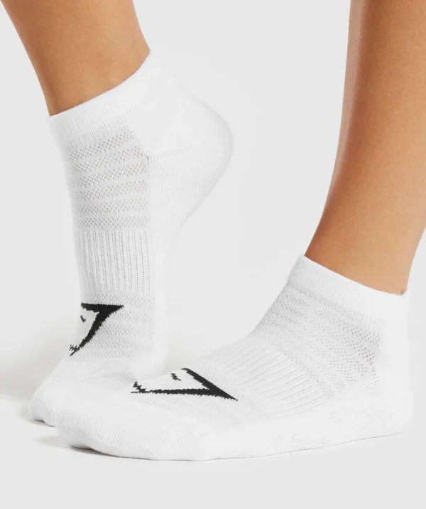 Fashion Gymshark Ankle Socks 3pk White