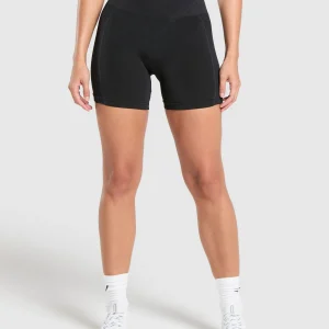 Outlet Gymshark Apex Contrast Shorts Black/BrushedGrey