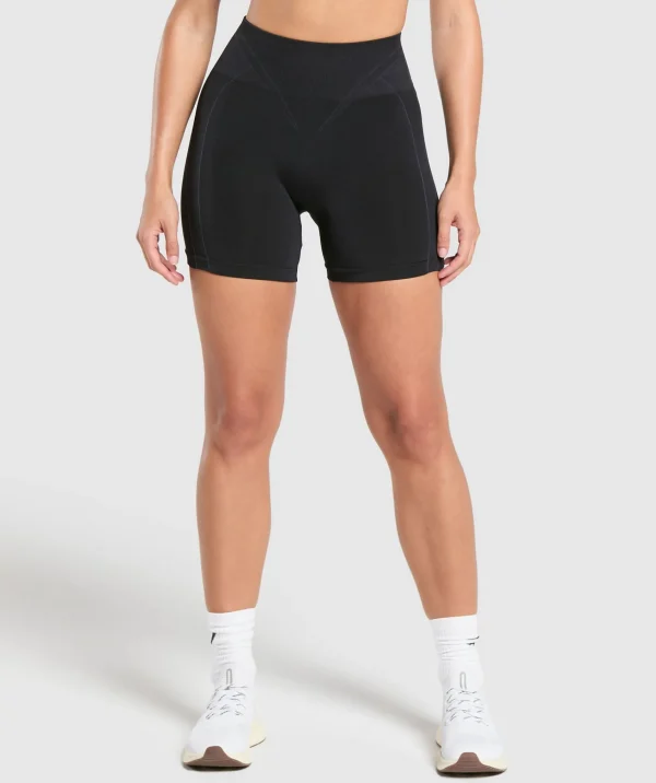 Outlet Gymshark Apex Contrast Shorts Black/BrushedGrey