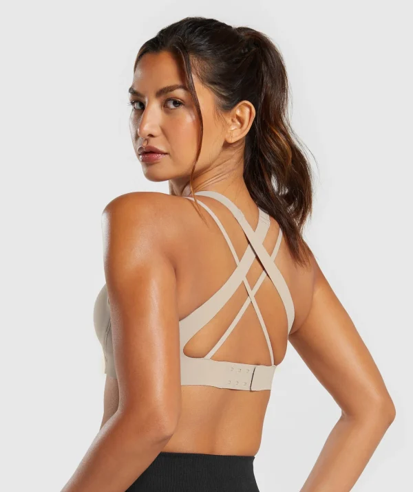 Outlet Gymshark Apex Limit Sports Bra StonePink