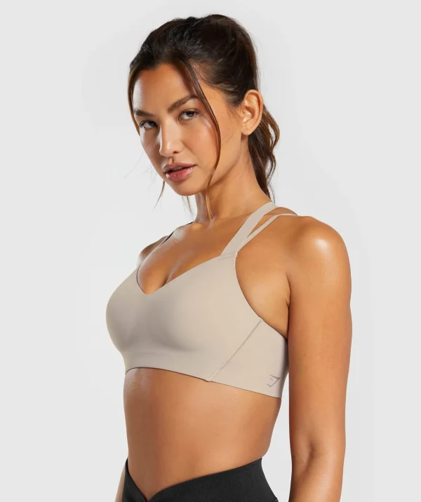 Outlet Gymshark Apex Limit Sports Bra StonePink